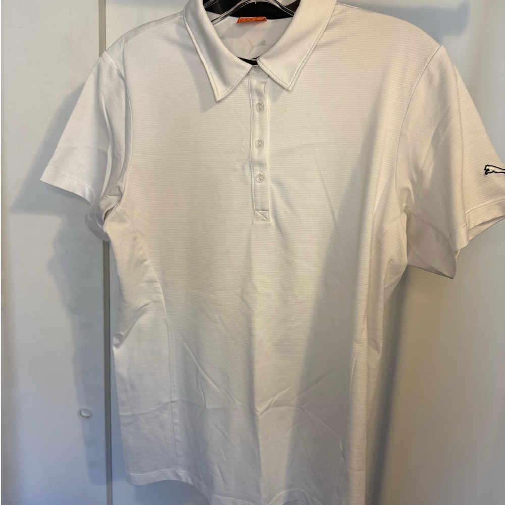 Puma Women’s Golf Polo USP Dry WHITE Size Large